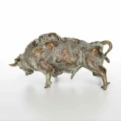 Limitierte Stierskulptur - Patinierte Bronzefiguren - Stier -Outlet GARTENTRAUM Store limitierte stierskulptur patinierte bronzefiguren stier4