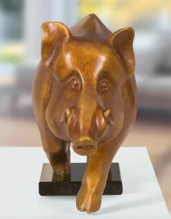 Limitierte Wildschwein Tierfigur Aus Bronzeguss - Porco 9 Limitierte Wildschwein Tierfigur Aus Bronzeguss - Porco -Outlet GARTENTRAUM Store limitierte wildschwein tierfigur aus bronzeguss porco4