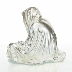 Limitierter Wächter Der Zeit Aus Bronze - Versilbert - Guardian Of Time - Silber -Outlet GARTENTRAUM Store limitierter waechter der zeit aus bronze versilbert guardian of time silber5