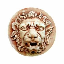 Löwenkopf Relief Aus Frostbeständiger Terrakotta - Leone