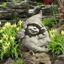 Lustige Wichtel Garten Steinskulptur - Farun