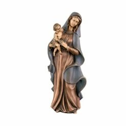 Madonna Mit Kind - Vollplastische Bronzeskulptur - Madonna Alaidis