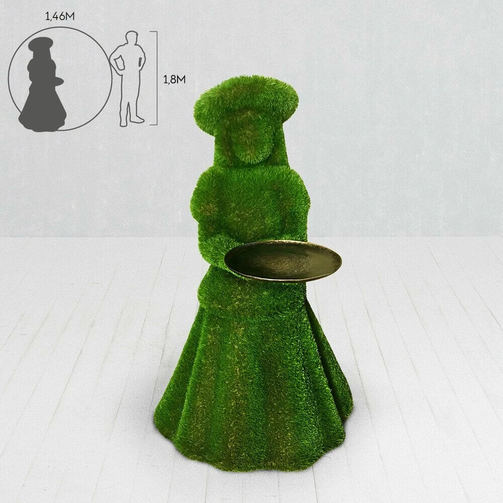 Mädchen Skulptur Aus GFK & Kunstrasen - Formschnitt - Nele 3 Mädchen Skulptur Aus GFK & Kunstrasen - Formschnitt - Nele