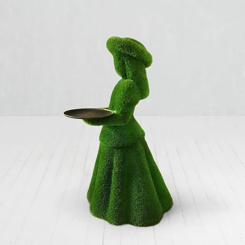 Mädchen Skulptur Aus GFK & Kunstrasen - Formschnitt - Nele 4 Mädchen Skulptur Aus GFK & Kunstrasen - Formschnitt - Nele – Bild 2