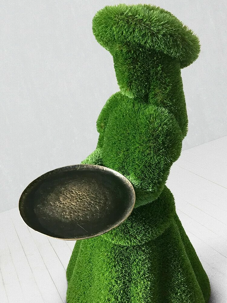 Mädchen Skulptur Aus GFK & Kunstrasen - Formschnitt - Nele 5 Mädchen Skulptur Aus GFK & Kunstrasen - Formschnitt - Nele – Bild 3