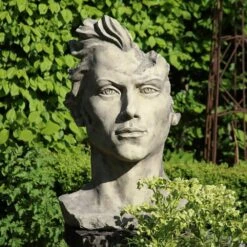 Männliche Büste Für Den Garten Aus Steinguss - Vitus