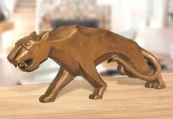 Männlicher Panther Aus Bronzeguss - Modern - Panther -Outlet GARTENTRAUM Store maennlicher panther aus bronzeguss modern panther2