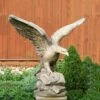 Majestätischer Adler Aus Steinguss - Wetterbeständige Vogel Skulptur - Aldo