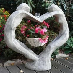 Mann & Frau Als Blumenständer - Herzförmig - Tristan & Isolde