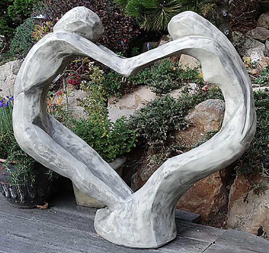 Mann & Frau Als Blumenständer - Herzförmig - Tristan & Isolde 4 Mann & Frau Als Blumenständer - Herzförmig - Tristan & Isolde – Bild 2