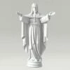 Marmorguss - Gartenskulptur Gottessohn Segnend - Christus Benedicta