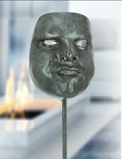 Titelseite -Outlet GARTENTRAUM Store maskenfigur aus bronze limitierte kuenstleredition mask ii2