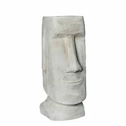 Moai-Kopf Dekofigur - Terrakotta - Fröhliches Gesicht - Tatenda 5 Moai-Kopf Dekofigur - Terrakotta - Fröhliches Gesicht - Tatenda -Outlet GARTENTRAUM Store moai kopf dekofigur terrakotta froehliches gesicht tatenda2