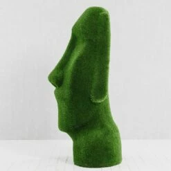 Moai Kopf Gartenfigur - Topiary - GFK & Kunstrasen - Idukan 17 Moai Kopf Gartenfigur - Topiary - GFK & Kunstrasen - Idukan -Outlet GARTENTRAUM Store moai kopf gartenfigur topiary gfk kunstrasen idukan7