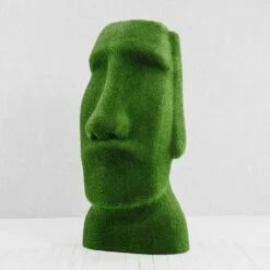 Moai Kopf Gartenfigur - Topiary - GFK & Kunstrasen - Idukan 18 Moai Kopf Gartenfigur - Topiary - GFK & Kunstrasen - Idukan -Outlet GARTENTRAUM Store moai kopf gartenfigur topiary gfk kunstrasen idukan8