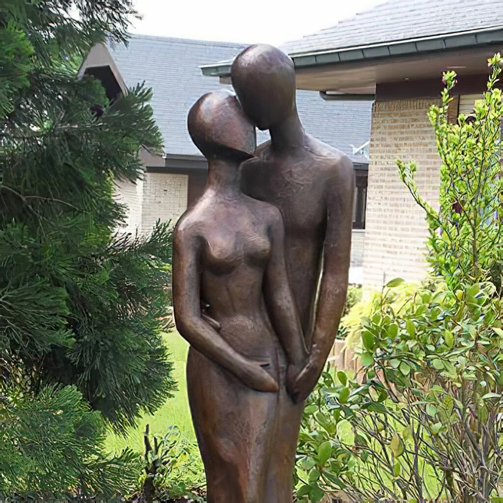 Moderne Bronze Plastik - Motiv Liebespaar 3 Moderne Bronze Plastik - Motiv Liebespaar