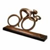 Moderne Bronzefigur Fahrradfahrer Mit Granitsockel - Radler, Bronze -Outlet GARTENTRAUM Store moderne bronzefigur fahrradfahrer mit granitsockel radler bronze