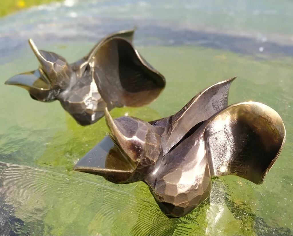 Moderne Gartendeko Aus Schmiedebronze - Spatz - Milago 4 Moderne Gartendeko Aus Schmiedebronze - Spatz - Milago – Bild 2