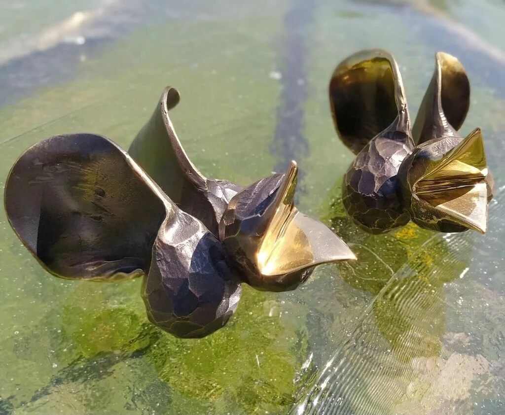 Moderne Gartendeko Aus Schmiedebronze - Spatz - Milago 5 Moderne Gartendeko Aus Schmiedebronze - Spatz - Milago – Bild 3