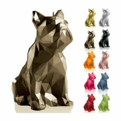 Moderne Hundefigur Bulldogge Als Kerze - Vegan Aus Wachs - Bruno -Outlet GARTENTRAUM Store moderne hundefigur bulldogge als kerze vegan aus wachs bruno3