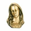 Nach Unten Blickende Bronze-Madonna Als Wandrelief - Madonna Iderin -Outlet GARTENTRAUM Store nach unten blickende bronze madonna als wandrelief madonna iderin