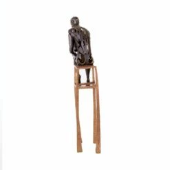 Nachdenklich - Designer Mensch Bronzeskulptur - Thinker Dark & Light -Outlet GARTENTRAUM Store nachdenklich designer mensch bronzeskulptur thinker dark light5