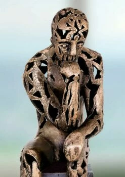 Nachdenklich - Designer Mensch Bronzeskulptur - Thinker Dark & Light -Outlet GARTENTRAUM Store nachdenklich designer mensch bronzeskulptur thinker dark light6