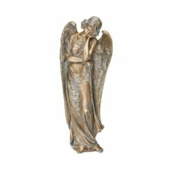 Nachdenklicher Metall-Engel Als Gartendeko - Angelo Furare