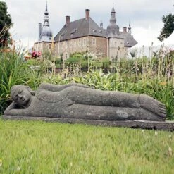 Naturstein Buddha Liegend - Priya -Outlet GARTENTRAUM Store naturstein buddha liegend priya2