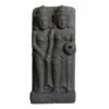 Naturstein Relief Mit 2 Figuren Aus Basanit In Handarbeit Gefertigt - Raja -Outlet GARTENTRAUM Store naturstein relief mit 2 figuren aus basanit in handarbeit gefertigt raja