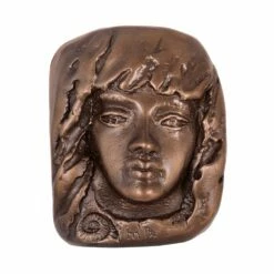 Outdoor Bronzerelief In Limitierter Auflage - Kopf - Frohsinn