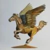Pegasus Gartenfigur Aus Rost Metall Oder Edelstahl - Affulgetum