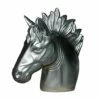 Pferdekopf Dekofigur Für Drinnen - Mit Aufhängevorrichtung - Silber - Hurato -Outlet GARTENTRAUM Store pferdekopf dekofigur fuer drinnen mit aufhaengevorrichtung silber hurato