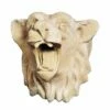 Plastischer Wolfskopf Als Wandrelief Aus Steinguss - Wolfgang