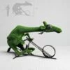 Riesige Biker Giraffe - Topiary - Metall, GFK & Kunstrasen - Butch