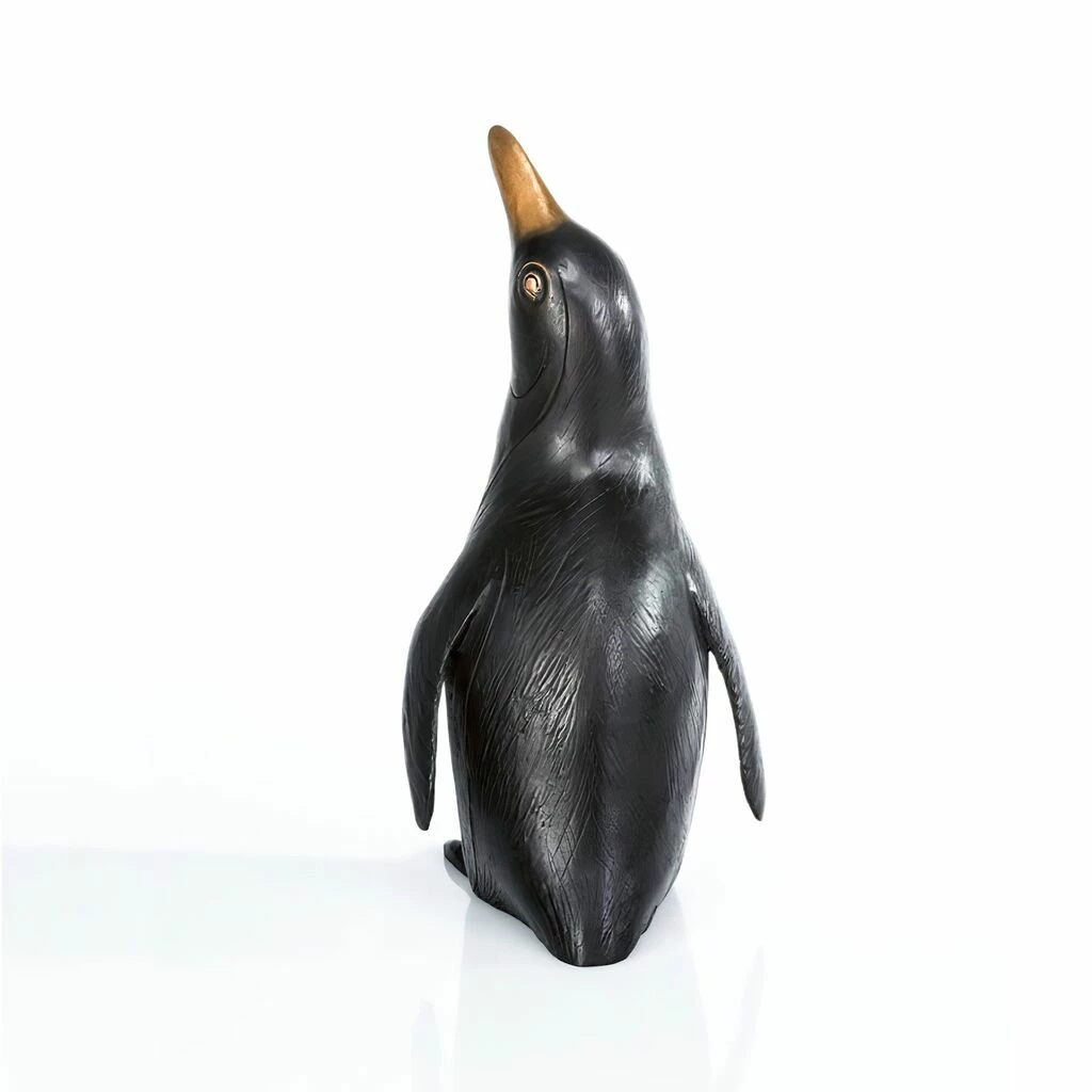 Robuste Gartenskulptur Pinguin Aus Bronze - Pinguin 5 Robuste Gartenskulptur Pinguin Aus Bronze - Pinguin – Bild 3