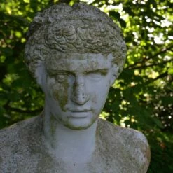 Römische Stein Büste Antik - Antinous -Outlet GARTENTRAUM Store roemische stein bueste antik antinous3