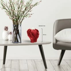 Romantische Kerze - Herz In Den Händen Haltend - Vegan - Hearth In Hands -Outlet GARTENTRAUM Store romantische kerze herz in den haenden haltend vegan hearth in hands3