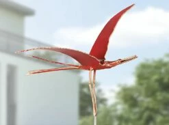 Rote Vogelskulptur - Abstrakte Bronzefigur - Limitiert - Nörgler -Outlet GARTENTRAUM Store rote vogelskulptur abstrakte bronzefigur limitiert noergler3