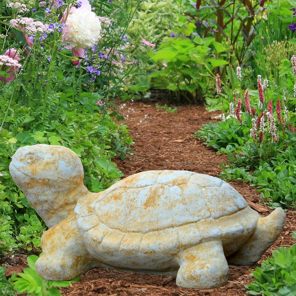 Schildkröte Steinfigur - Egon 4 Schildkröte Steinfigur - Egon – Bild 2