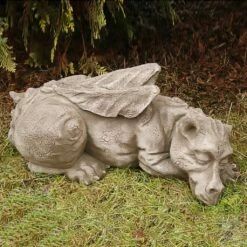 Schlafender Garten Steindrache - Snoozy