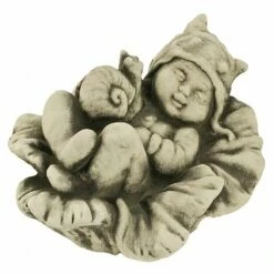 Schlafender Garten Wichtel Aus Steinguss - Phineus Columba