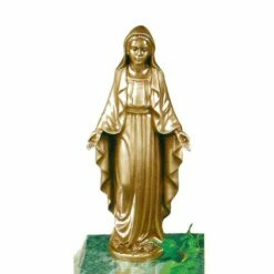 Schöne Maria Gartenfigur Aus Wetterfester Bronze - Maria Kiena