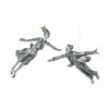 Schwebende Designer Frauenskulptur Aluminium - Freefall Set -Outlet GARTENTRAUM Store schwebende designer frauenskulptur aluminium freefall set