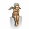 Sitzende Engelfigur Aus Bronze Als Gartendeko - Angelo Sedersi -Outlet GARTENTRAUM Store sitzende engelfigur aus bronze als gartendeko angelo sedersi