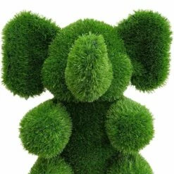 Sitzende Formschnitt Elefanten Gartenfigur Aus Kunstrasen - Elefant Toula -Outlet GARTENTRAUM Store sitzende formschnitt elefanten gartenfigur aus kunstrasen elefant toula2