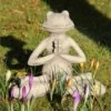 Sitzende Frosch Steinfigur Macht Yoga - Yoga Ranae 2 Sitzende Frosch Steinfigur Macht Yoga - Yoga Ranae -Outlet GARTENTRAUM Store sitzende frosch steinfigur macht yoga yoga ranae