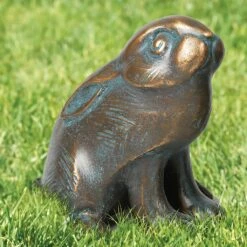 Sitzende Kaninchenfigur Aus Bronze Für Garten - Kaninchen