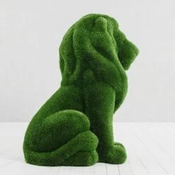 Sitzende Löwenskulptur - Topiary - GFK & Kunstrasen - Ahadi -Outlet GARTENTRAUM Store sitzende loewenskulptur topiary gfk kunstrasen ahadi3