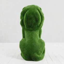 Sitzende Löwenskulptur - Topiary - GFK & Kunstrasen - Ahadi -Outlet GARTENTRAUM Store sitzende loewenskulptur topiary gfk kunstrasen ahadi4